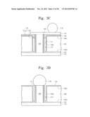 MICROELECTRONIC DEVICES HAVING CONDUCTIVE THROUGH VIA ELECTRODES INSULATED     BY GAP REGIONS diagram and image