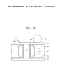 MICROELECTRONIC DEVICES HAVING CONDUCTIVE THROUGH VIA ELECTRODES INSULATED     BY GAP REGIONS diagram and image