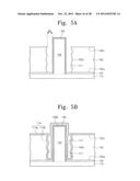 MICROELECTRONIC DEVICES HAVING CONDUCTIVE THROUGH VIA ELECTRODES INSULATED     BY GAP REGIONS diagram and image