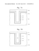 MICROELECTRONIC DEVICES HAVING CONDUCTIVE THROUGH VIA ELECTRODES INSULATED     BY GAP REGIONS diagram and image