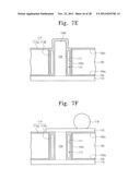 MICROELECTRONIC DEVICES HAVING CONDUCTIVE THROUGH VIA ELECTRODES INSULATED     BY GAP REGIONS diagram and image