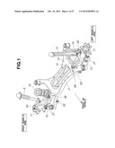 SUSPENSION STRUCTURE, BUSH STRUCTURE AND SUSPENSION CHARACTERISTIC     ADJUSTING METHOD diagram and image