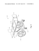 CONVERTIBLE WHEELCHAIRS WITH MOVABLE CARRIAGES FOR TRANSFERRING PATIENTS     TO/FROM THE WHEELCHAIRS diagram and image