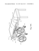 CONVERTIBLE WHEELCHAIRS WITH MOVABLE CARRIAGES FOR TRANSFERRING PATIENTS     TO/FROM THE WHEELCHAIRS diagram and image