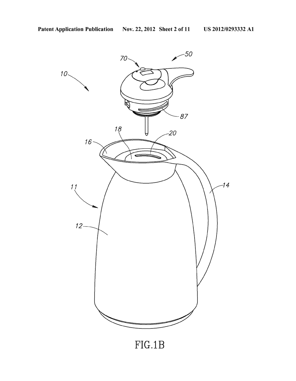 TEMPERATURE MONITORING BEVERAGE CONTAINER - diagram, schematic, and image 03