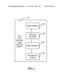 SYSTEM AND METHOD FOR WARNING A FIRE AND FLAMMABLE GAS diagram and image