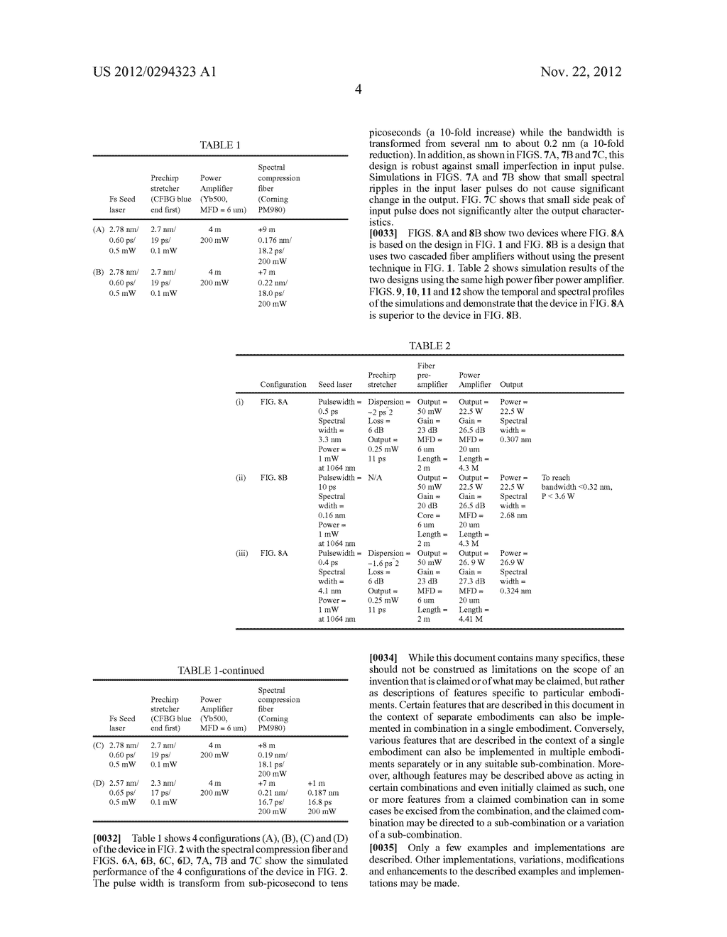 GENERATING LASER PULSES OF NARROW SPECTRAL LINEWIDTH BASED ON CHIRPING AND     STRETCHING OF LASER PULSES AND SUBSEQUENT POWER AMPLIFICATION - diagram, schematic, and image 23