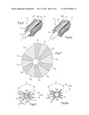 DEVICE FOR APPLYING A COMPOSITION TO THE EYELASHES OR THE EYEBROWS diagram and image