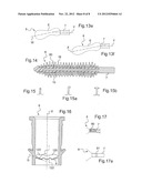 DEVICE FOR APPLYING A COMPOSITION TO THE EYELASHES OR THE EYEBROWS diagram and image