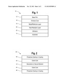 DECORATIVE AND/OR SECURE ELEMENT FOR HOMOGENEOUS CARD CONSTRUCTION diagram and image