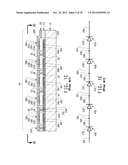 METHOD FOR PRODUCING AN ARRAY OF THIN-FILM PHOTOVOLTAIC CELLS HAVING A     TOTALLY SEPARATED INTEGRATED BYPASS DIODE AND METHOD FOR PRODUCING A     PANEL INCORPORATING THE SAME diagram and image