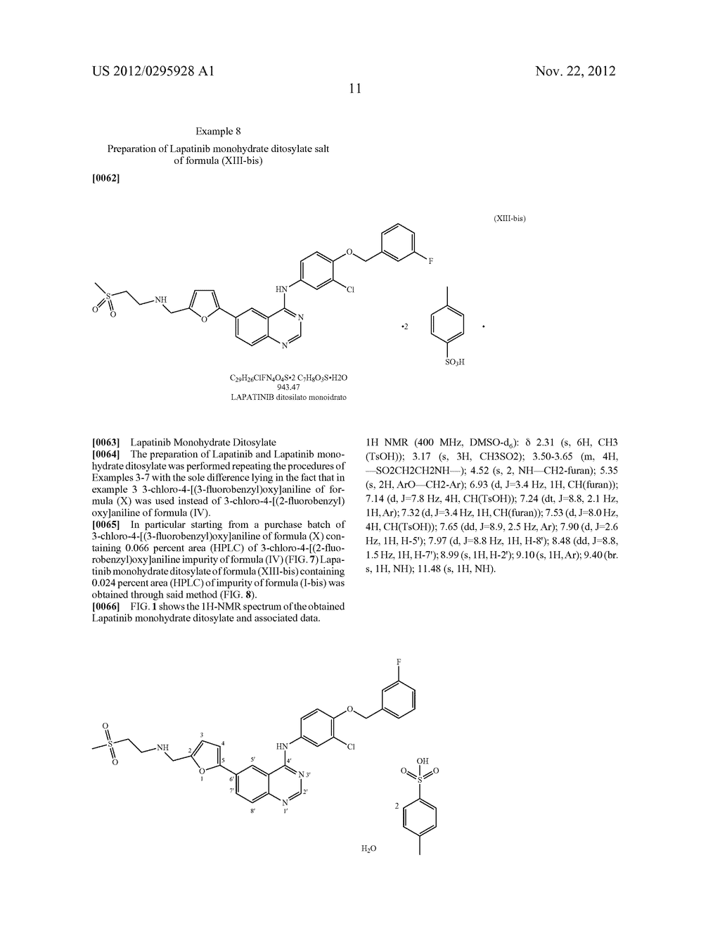 METHODS FOR DETECTING AND REDUCING IMPURITIES OF LAPATINIB AND SALTS     THEREOF - diagram, schematic, and image 20