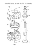 EXTERNAL FIXATION CLAMP USING A TRIGGER MECHANISM AND STORED SPRING ENERGY diagram and image