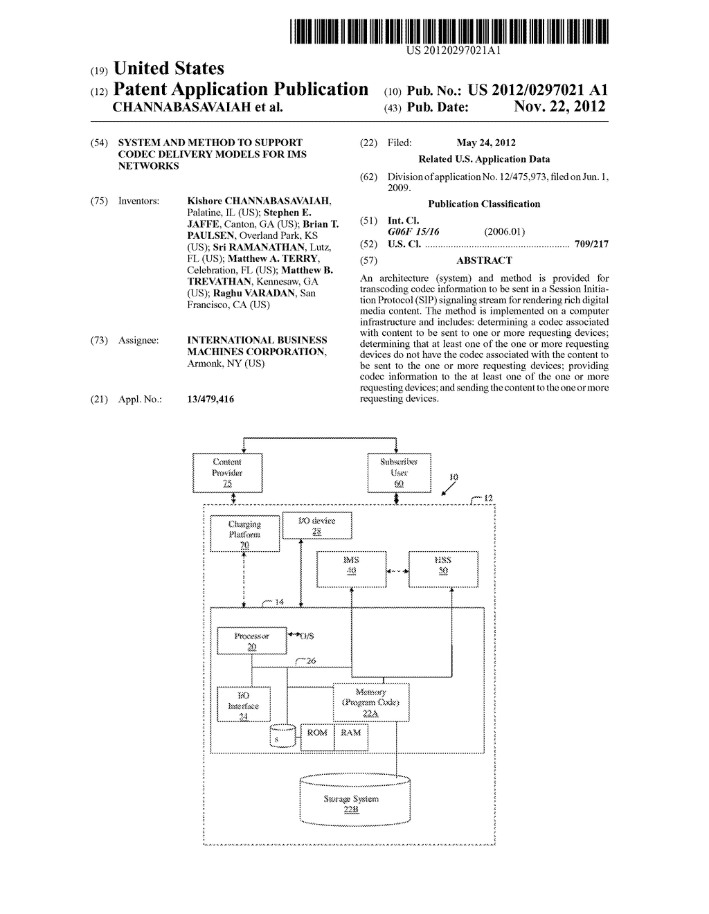 SYSTEM AND METHOD TO SUPPORT CODEC DELIVERY MODELS FOR IMS NETWORKS - diagram, schematic, and image 01