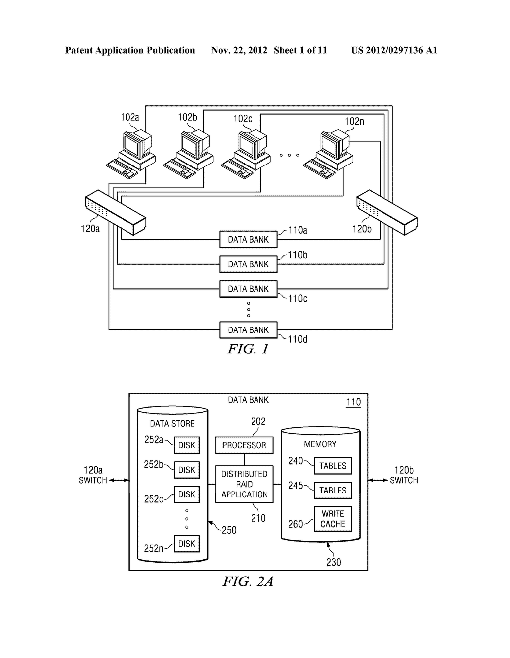 METHOD AND SYSTEM FOR DISTRIBUTED RAID IMPLEMENTATION - diagram, schematic, and image 02