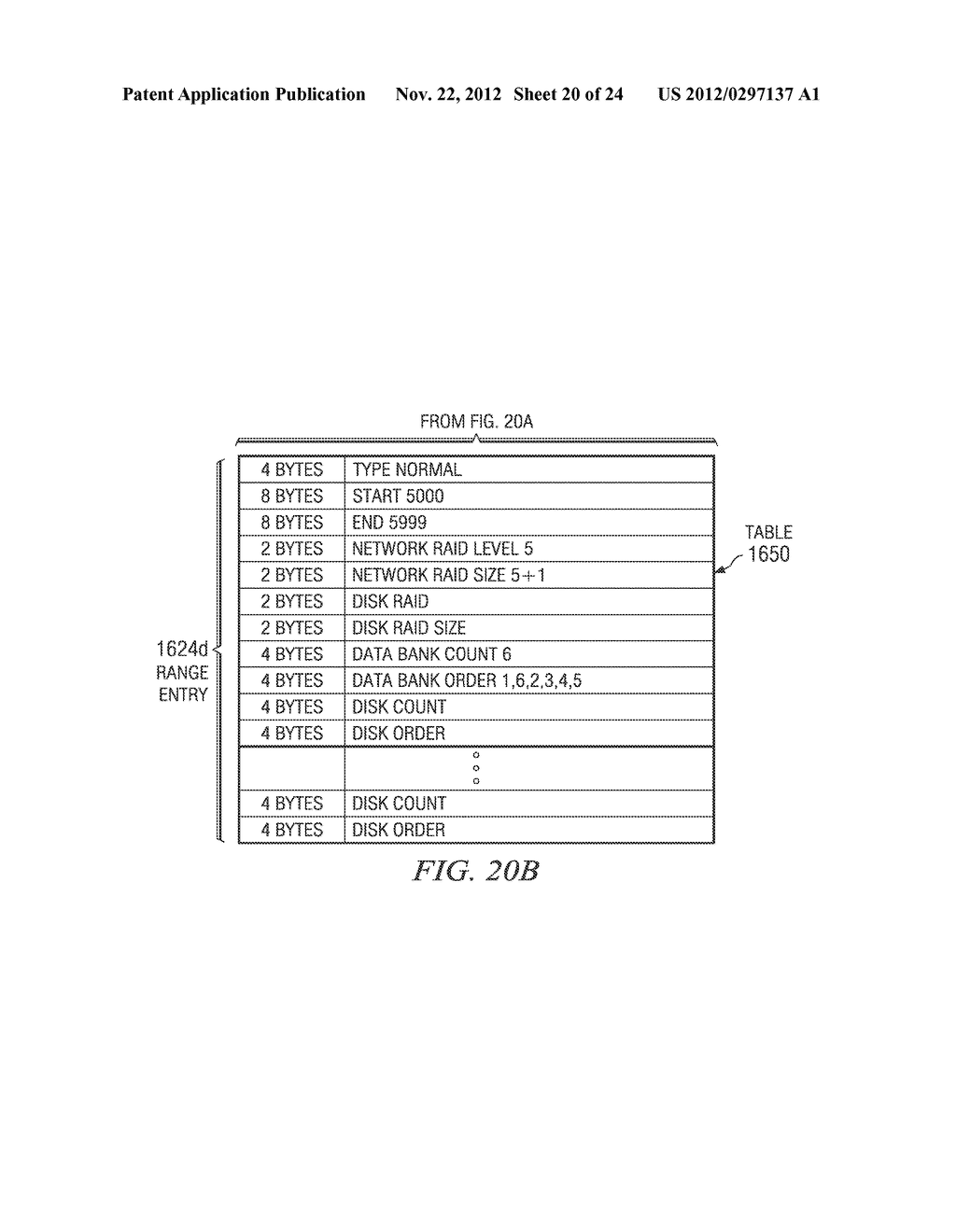 METHOD AND SYSTEM FOR DATA MIGRATION IN A DISTRIBUTED RAID IMPLEMENTATION - diagram, schematic, and image 21