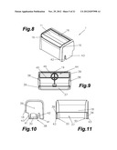 STAMP AND ASSOCIATED STAMP PAD diagram and image