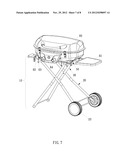 Barbecue Stove diagram and image