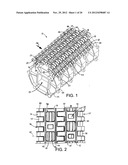 CONVEYOR BELT MODULE WITH FIXED AXLES diagram and image