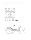 CONVEYOR BELT MODULE WITH FIXED AXLES diagram and image