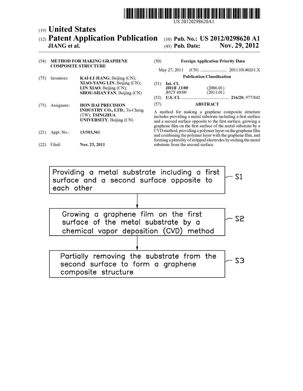 METHOD FOR MAKING GRAPHENE COMPOSITE STRUCTURE - diagram, schematic, and image 01