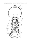 Gumball machine with lights and sound diagram and image