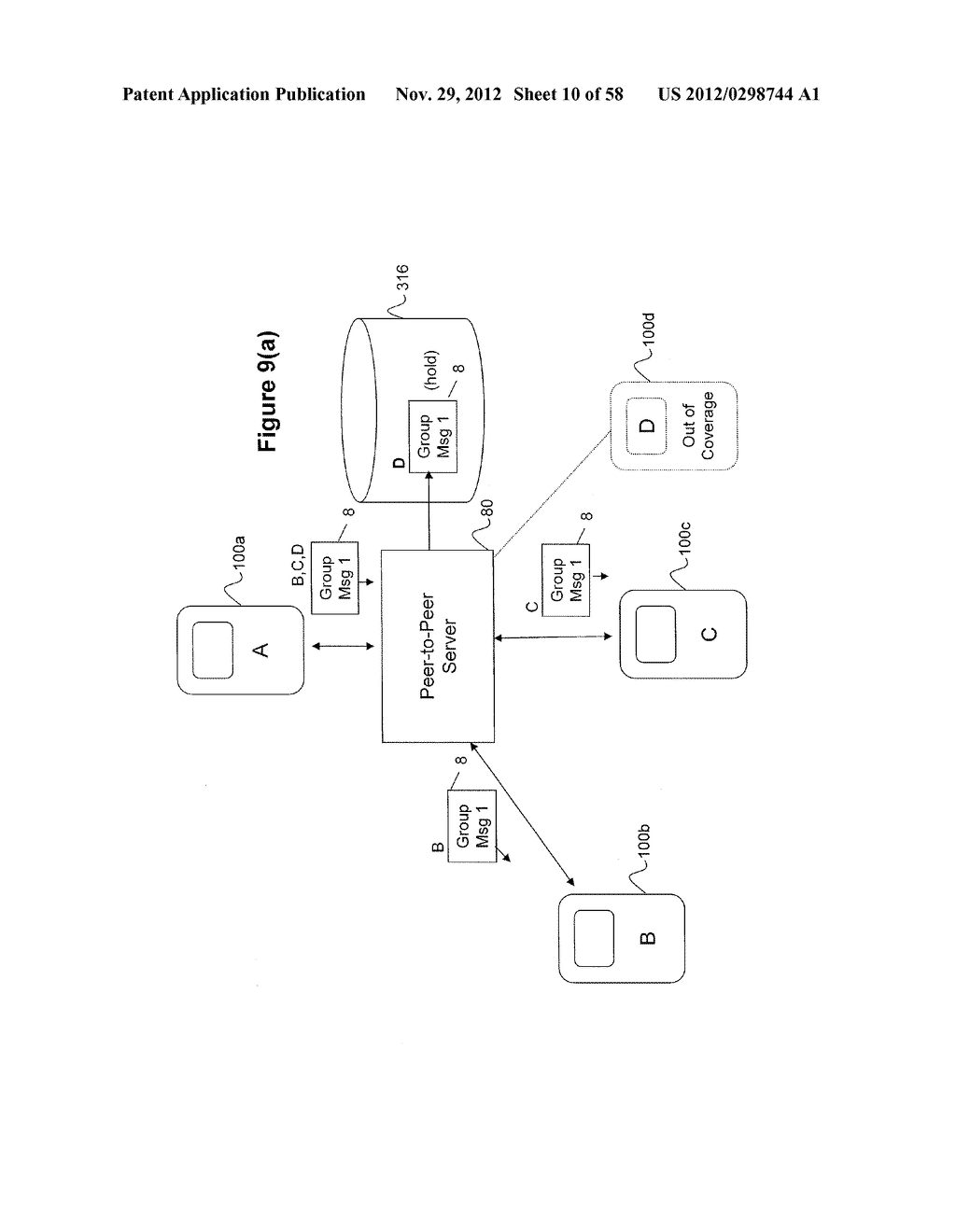 SYSTEM AND METHOD FOR MANAGING ITEMS IN A LIST SHARED BY A GROUP OF MOBILE     DEVICES - diagram, schematic, and image 11