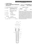 SCREW ANCHOR FOR RAIL ATTACHMENTS diagram and image