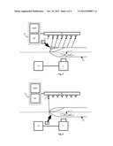 METHOD AND DEVICE FOR SLAVING THE ACTIVATION OF A SET OF INFRARED EMITTERS     OF A SENSOR OF VENOUS NETWORKS TO THE PRESENCE OF A LIVING BODY diagram and image