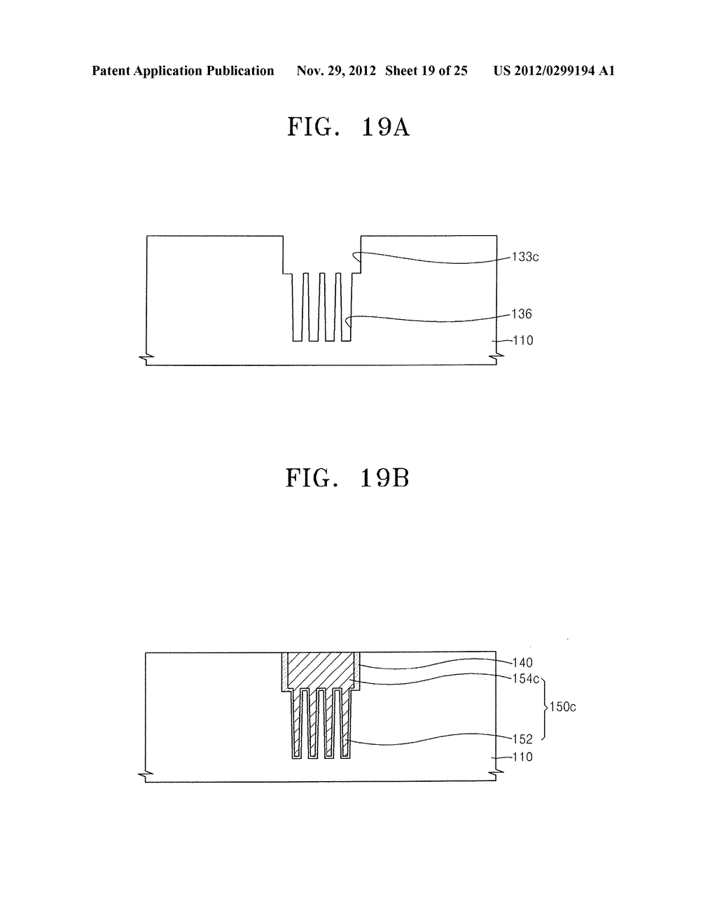 SEMICONDUCTOR CHIP HAVING VIA ELECTRODES AND STACKED SEMICONDUCTOR CHIPS     INTERCONNECTED BY THE VIA ELECTRODES - diagram, schematic, and image 20