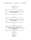 MODIFYING COLOR ADJUSTMENT CHOICES BASED ON IMAGE CHARACTERISTICS IN AN     IMAGE EDITING SYSTEM diagram and image