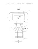 MOBILE ELECTRONIC DEVICE AND INPUT METHOD diagram and image