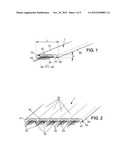 FLEXIBLE STRIP COMPRISING AT LEAST ONE OPTICAL FIBRE FOR CARRYING OUT     DEFORMATION AND/OR TEMPERATURE MEASUREMENTS diagram and image