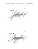 FLEXIBLE STRIP COMPRISING AT LEAST ONE OPTICAL FIBRE FOR CARRYING OUT     DEFORMATION AND/OR TEMPERATURE MEASUREMENTS diagram and image