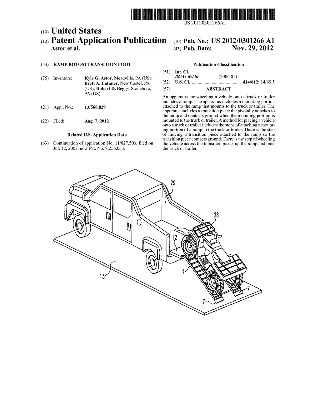 Ramp Botom Transition Foot - diagram, schematic, and image 01