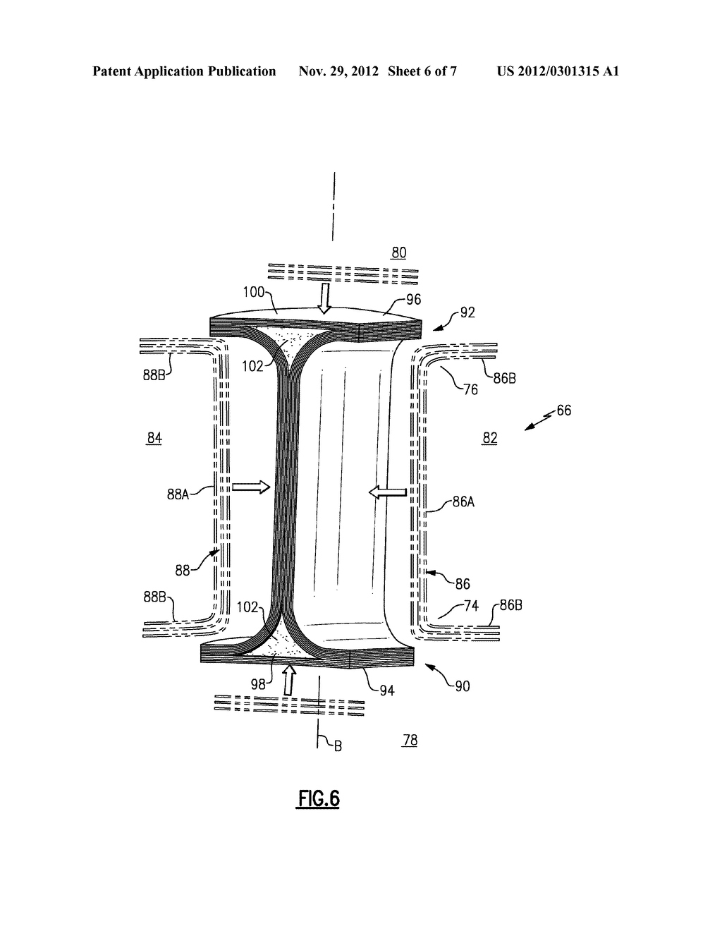 CERAMIC MATRIX COMPOSITE AIRFOIL FOR A GAS TURBINE ENGINE - diagram, schematic, and image 07