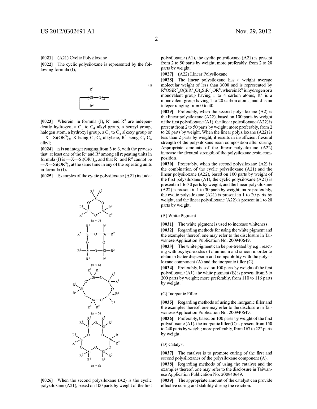 POLYSILOXANE RESIN COMPOSITION - diagram, schematic, and image 03