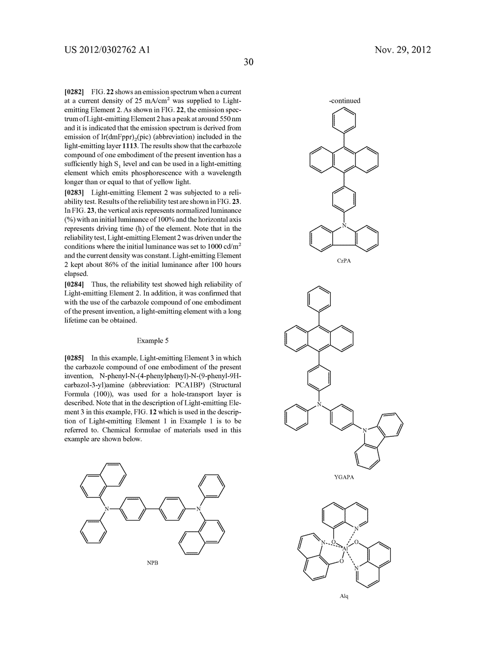 Carbazole Compound, Light-Emitting Element, Light-Emitting Device,     Electronic Device, and Lighting Device - diagram, schematic, and image 56