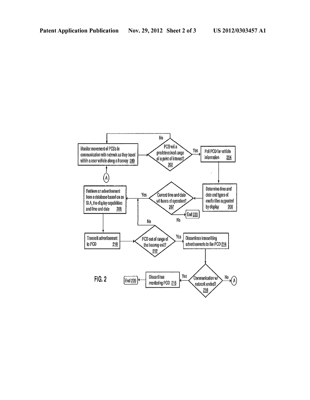 System and Method of Providing Advertisements to Vehicles - diagram, schematic, and image 03