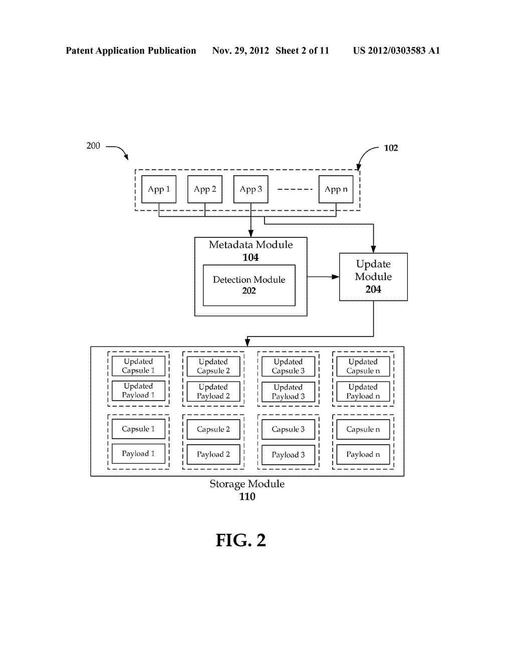 SEAMLESS APPLICATION BACKUP AND RECOVERY USING METADATA - diagram, schematic, and image 03