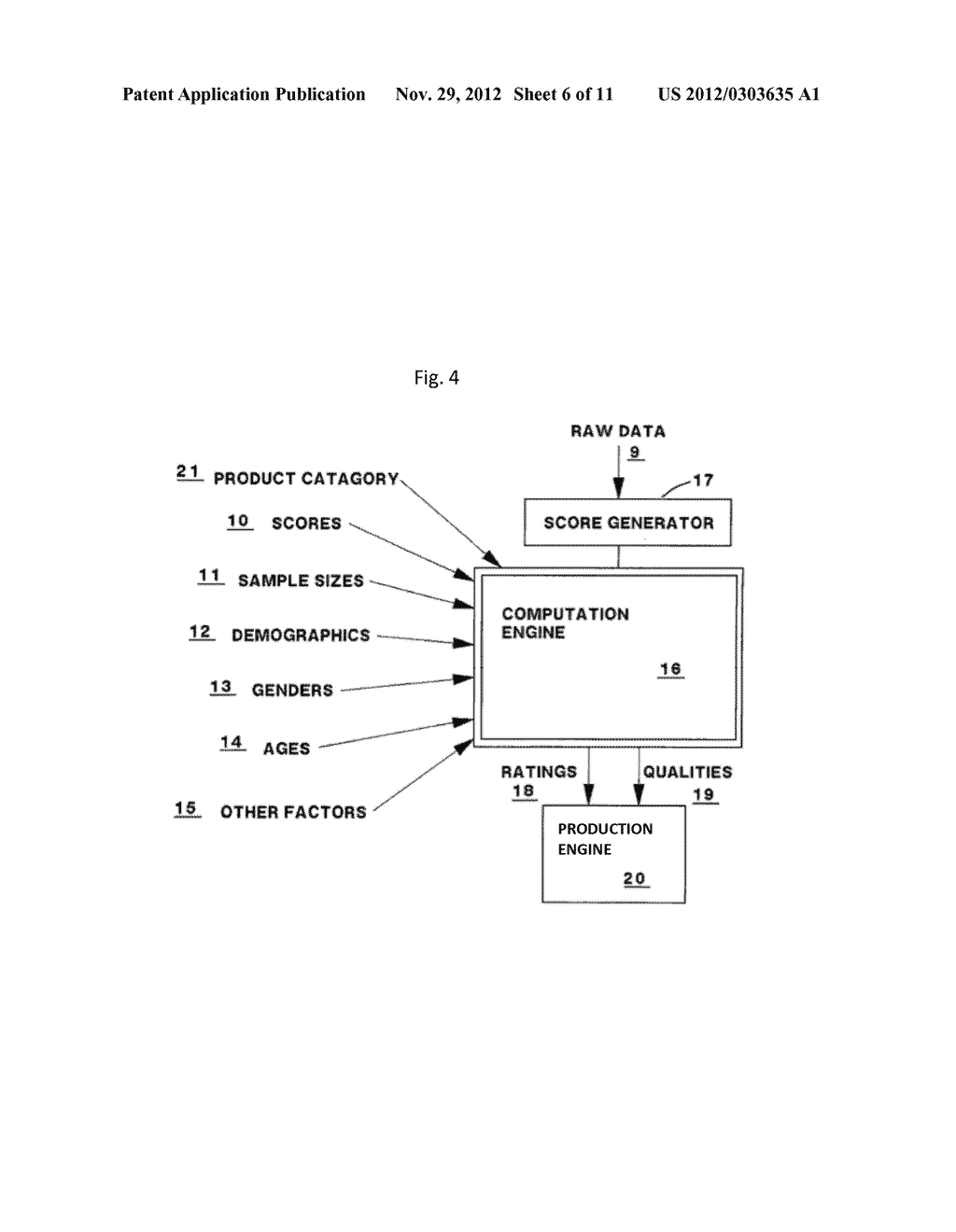 System and Method for Computing and Displaying a Score with an Associated     Visual Quality Indicator - diagram, schematic, and image 07