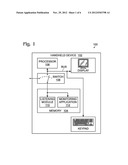 System and Method for Monitoring Handheld Devices in a User Testing Mode diagram and image