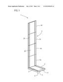 MEASURING DEVICE FOR DETERMINING A LEG-AND-FOOT LENGTH FOR MEASUREMENT OF     STOCKINGS, IN PARTICULAR MEDICAL COMPRESSION STOCKINGS diagram and image