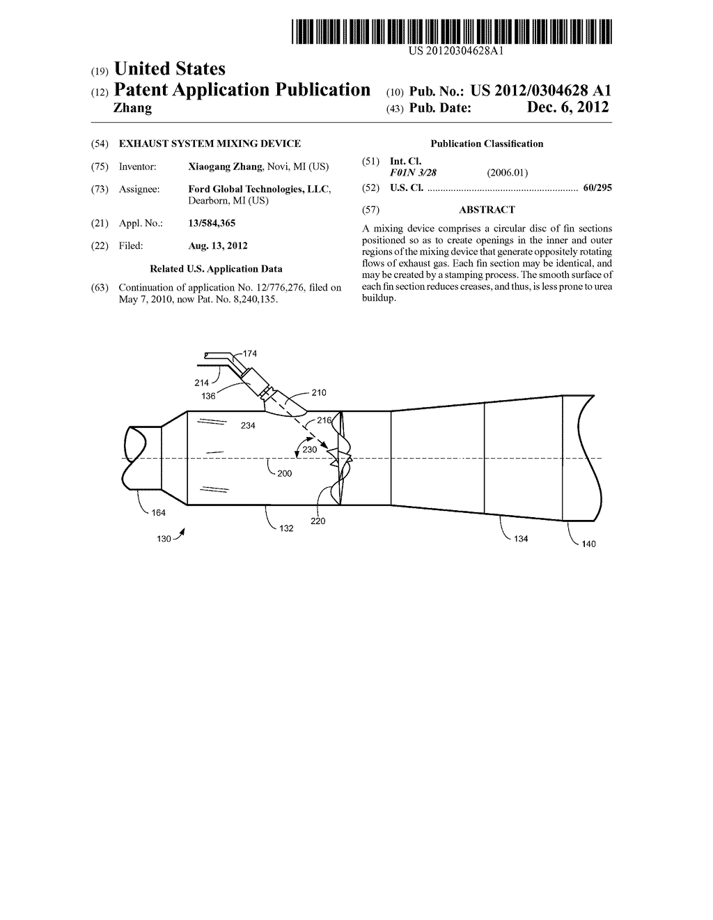 EXHAUST SYSTEM MIXING DEVICE - diagram, schematic, and image 01