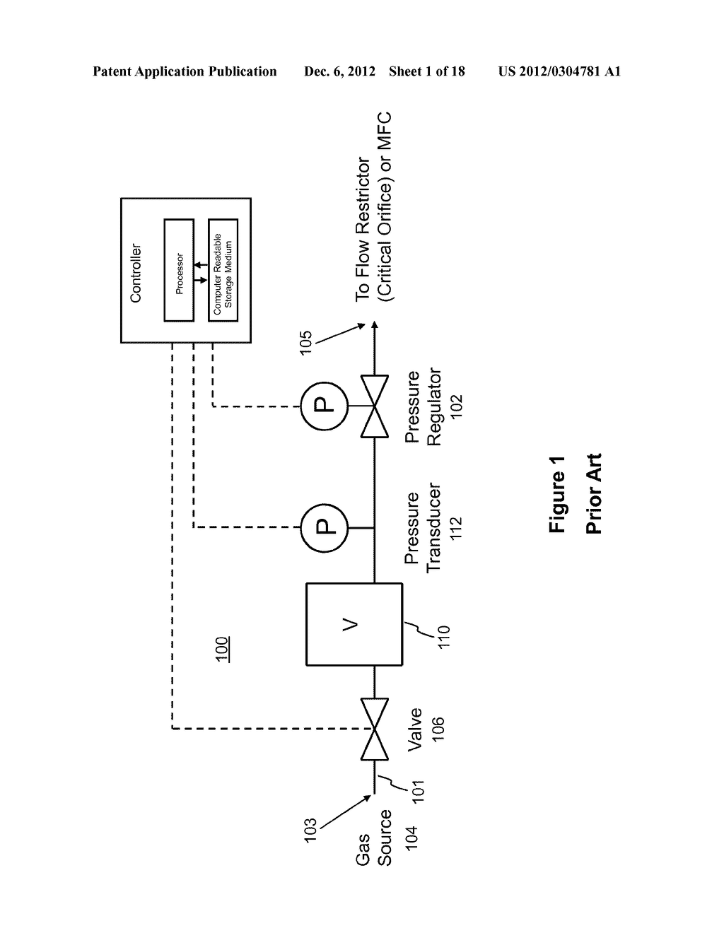 METHOD AND APPARATUS FOR IN SITU TESTING OF GAS FLOW CONTROLLERS - diagram, schematic, and image 02