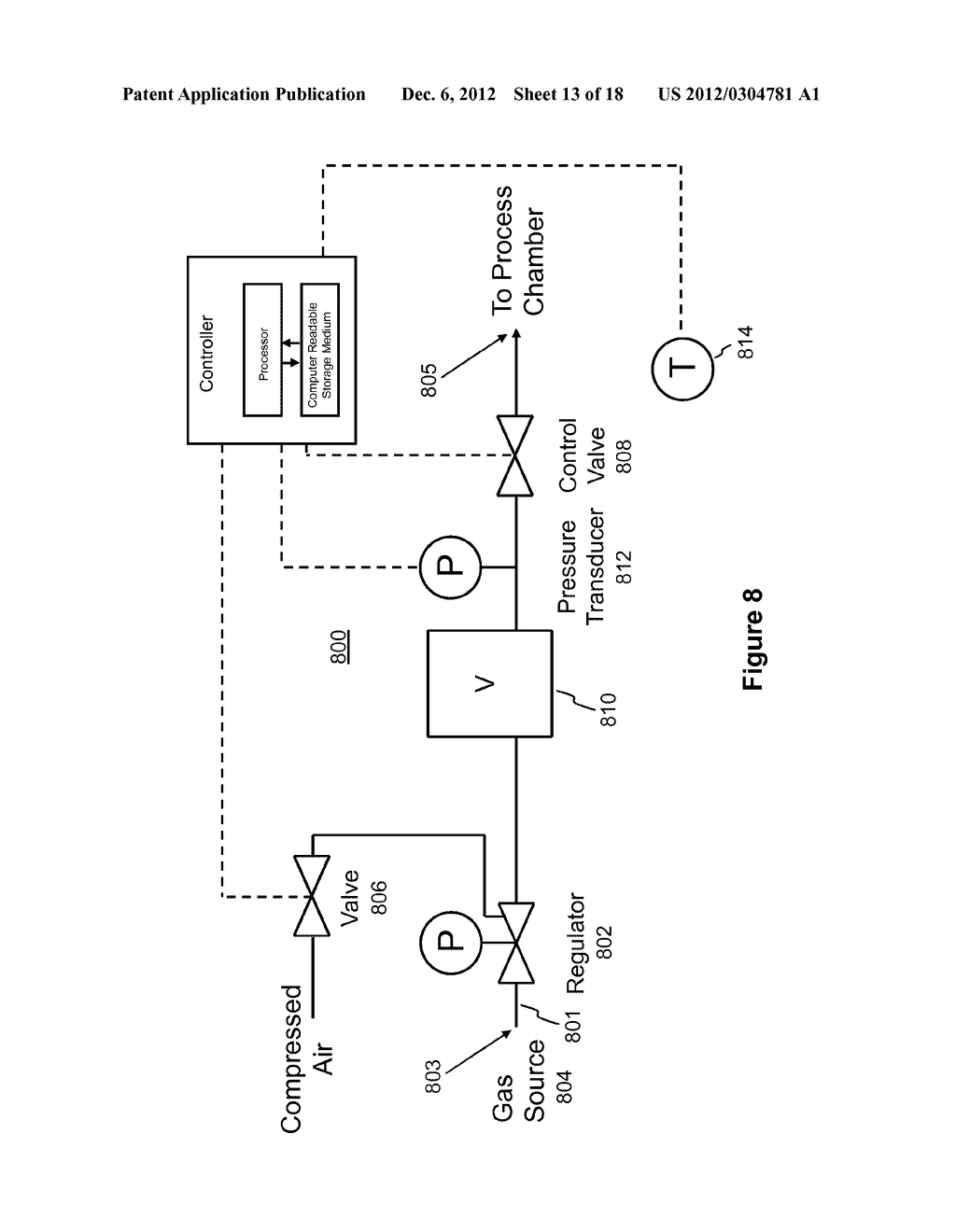 METHOD AND APPARATUS FOR IN SITU TESTING OF GAS FLOW CONTROLLERS - diagram, schematic, and image 14