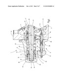 DEVICE FOR LOCKING AN AXIALLY MOVABLE COMPONENT OF A HYDRAULIC SYSTEM diagram and image