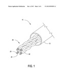 LAN CABLE WITH DUAL LAYER PEI/FRPP INSULATION FOR PRIMARY CONDUCTORS diagram and image