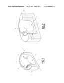 Device and method for marking the inside of a hollow glass item diagram and image