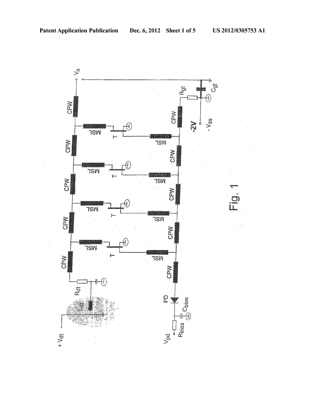 CIRCUIT FOR SETTING THE VOLTAGE POTENTIAL AT THE OUTPUT OF A PIN     PHOTORECEIVER AND PHOTORECEIVER ASSEMBLY - diagram, schematic, and image 02